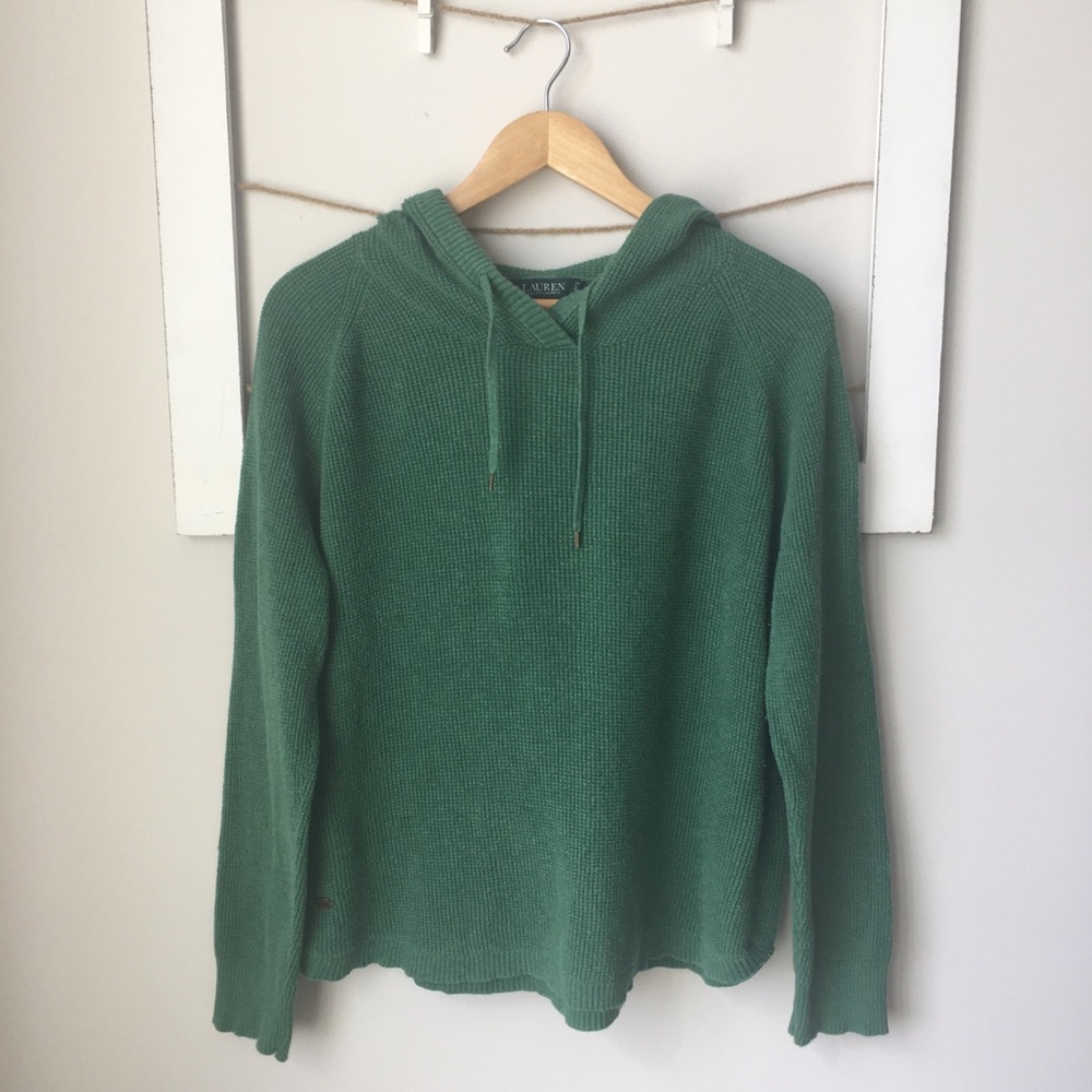 Ralph Lauren Green Hoodie Sweater - Women’s XL